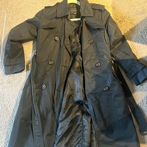 Black trench coat